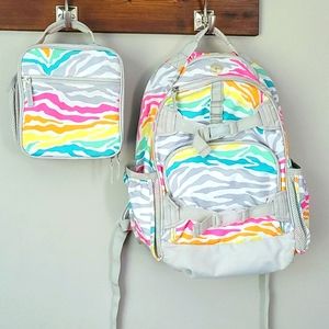 Pottery Barn Kids backpack and lunch box